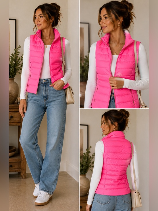 Lilly Pulitzer Jackets & Blazers - Lilly Pulitzer Elana Down Puffer Vest Sz XXS 🩷